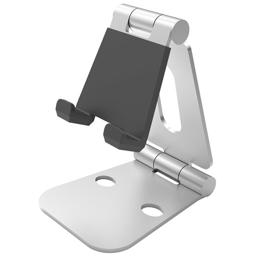 PK Folding Destop Tablet Stand for Phone, Tablet Ipad Silvr